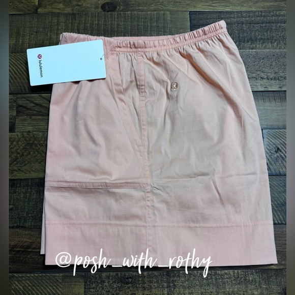 🍋 Lululemon Cotton-Blend Poplin High-Rise Short 4”, NWT - Picture 8 of 15